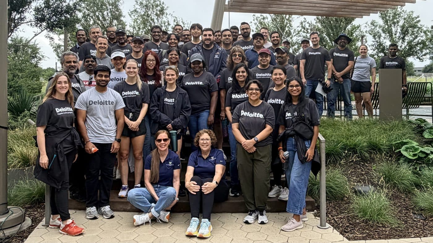A corporate volunteer day at Kaleidoscope Park