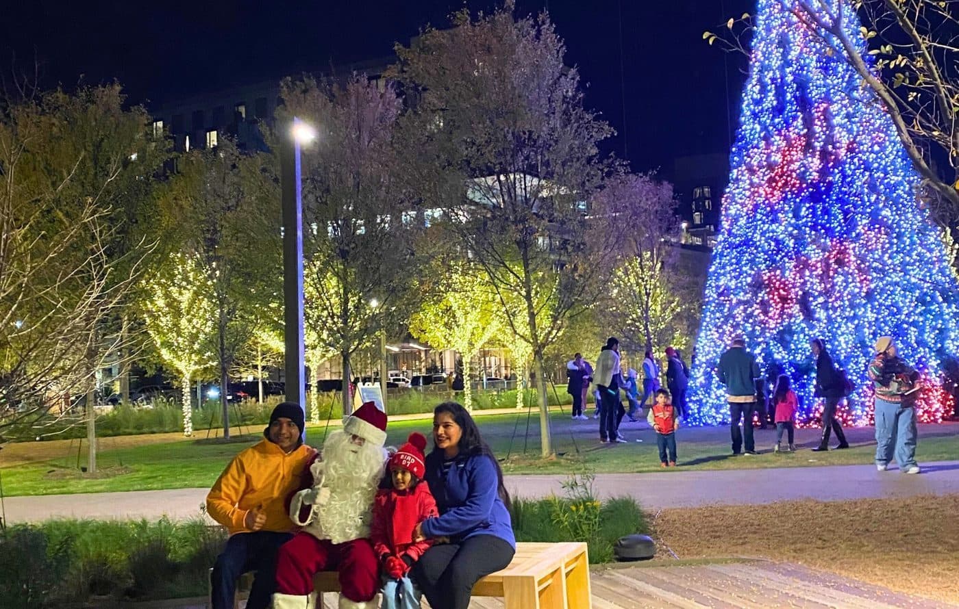 Enchanted Christmas Tree Lighting